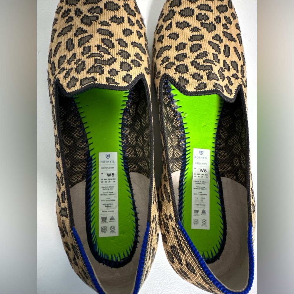 Rothy's Retired Leopard Cheetah Print Ballet Flat… - image 3